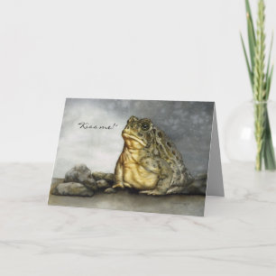 Humous Toad Birthday Card Kort