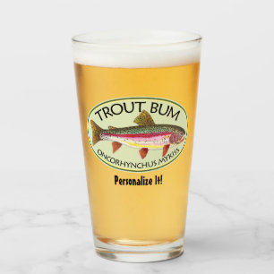 Humous Trout FI Trout Bum Fishermans Glaskopp