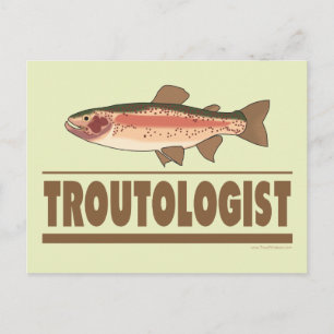 Humous Trout Vykort