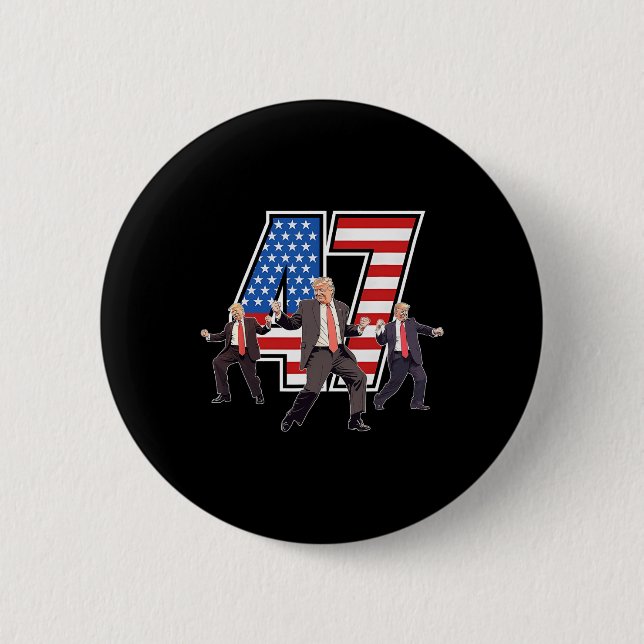 Humous Trump underlig Victory Dance Trump Dancing  Knapp (Framsida)