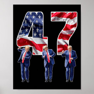 Humous Trump underlig Victory Dance Trump Dancing Poster
