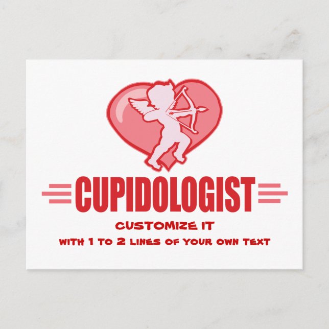 Humous Valentine Helg Vykort (Framsida)