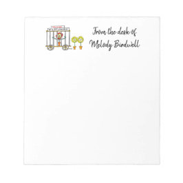 Humous Wildbloms Womans eller Girl's Anteckningsblock