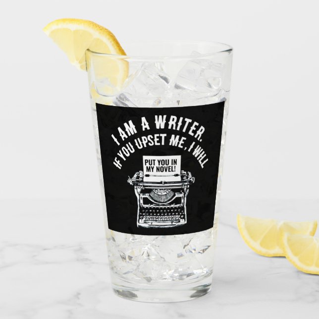 Humous Writer-citat Glaskopp (Framsida Ice)