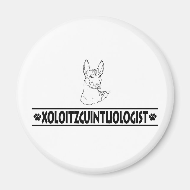 Humous Xoloitzcuintli Magnet (Framsidan)