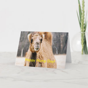 Hump-dagen i lycklig kort