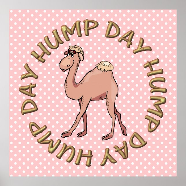 Hump Day Camel Art Poster (Framsidan)