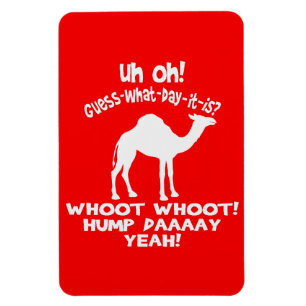 Hump Day Camel Hela ot Flexi Magnet