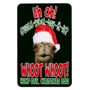 Hump Day Camel-julen 2013 Flexi Fridge Magnet
