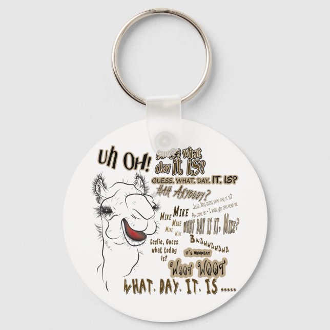 Hump Day Camel Nyckelring (Framsida)