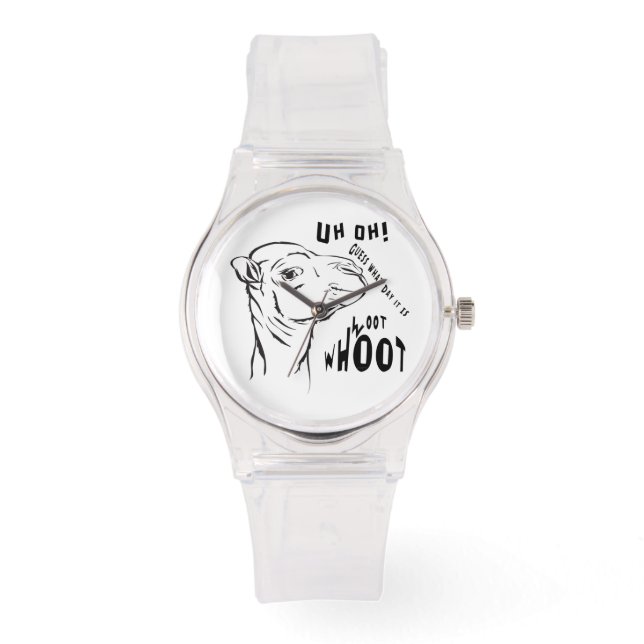 Hump Day Camel Sketch Watch Armbandsur (Framsida)