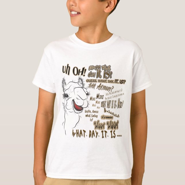 Hump Day Camel T Shirt (Framsida)