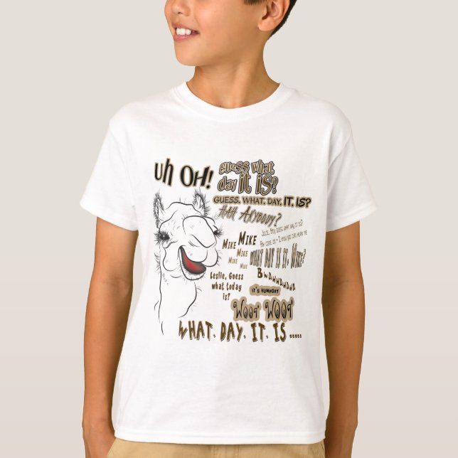 Hump Day Camel T Shirt (Framsida)