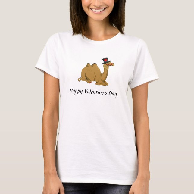 Hump Day Camel Valentines day t-shirt (Framsida)