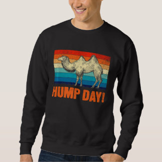 Hump Day Camel Vintage Retro Lång Ärmad Tröja