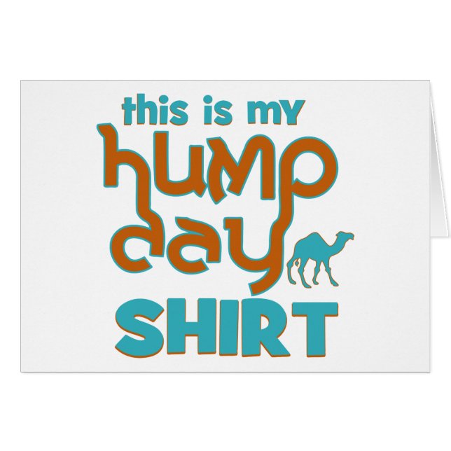 Hump Day Hälsningskort (Framsidan Horizontal)