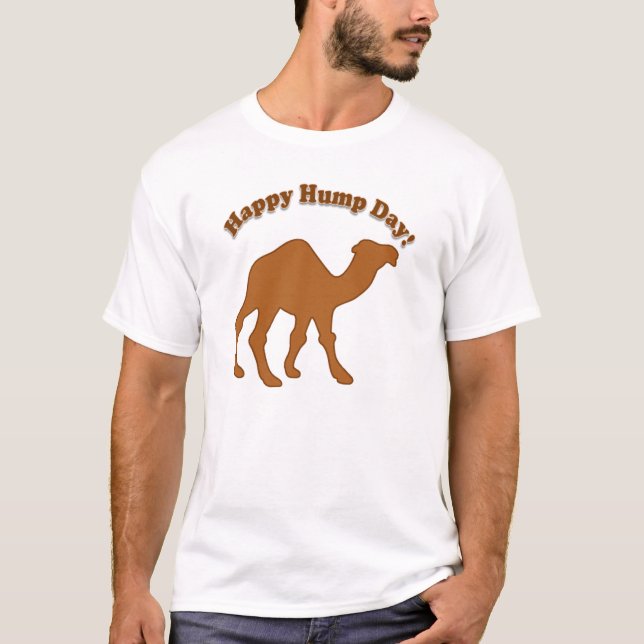 HUMP DAY! LYCKLIG HUMP DAG! TEE SHIRT (Framsida)