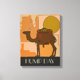 Hump Day-utskrift Canvastryck