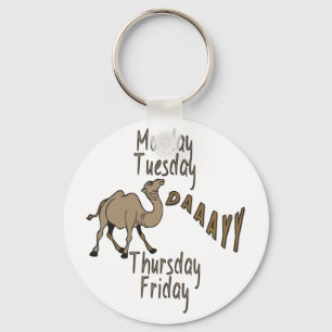 Hump Day-veckodagar Nyckelring