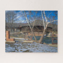 Humpback Bridge Kärlek Puzzle Pussel