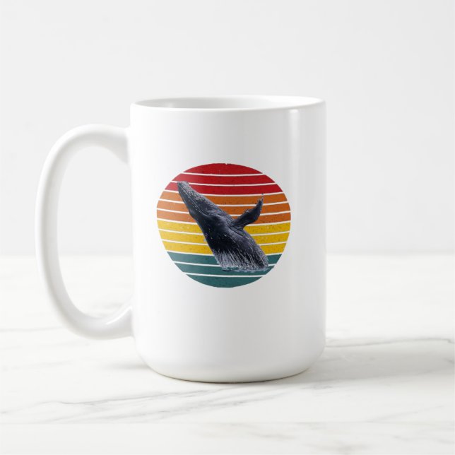 Humpback Whale Coffee Mugg (Vänster)