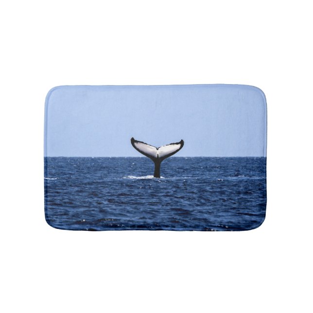 Humpback Whale i Ocean Badrumsmatta (Framsidan)