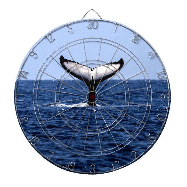 Humpback Whale i Ocean Darttavla (Framsidan)