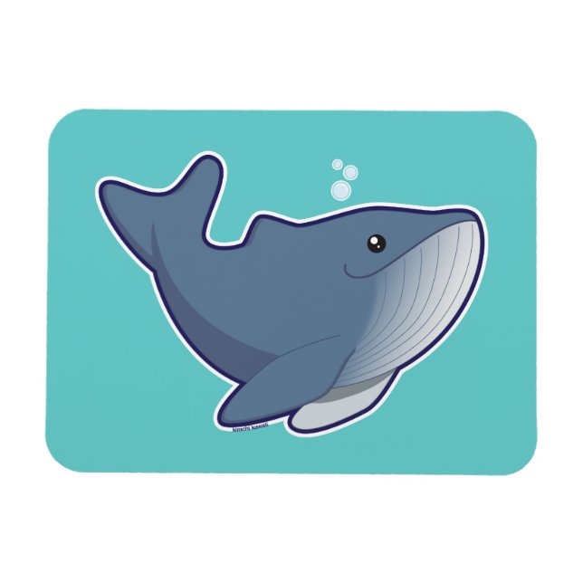 Humpback Whale Magnet (Horisontell)