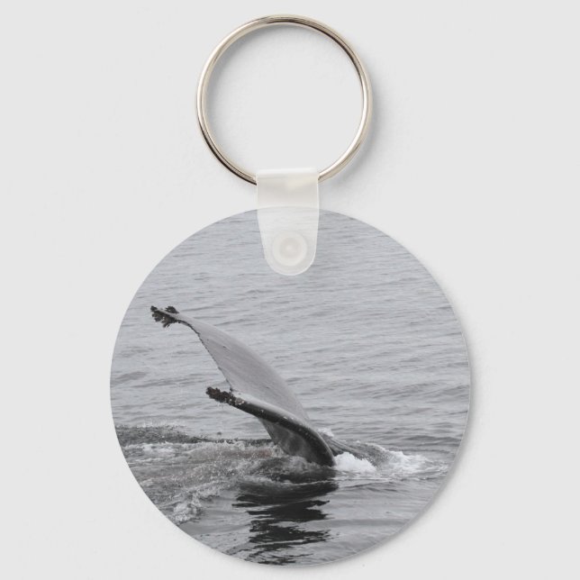 Humpback Whale Nyckelring (Framsida)