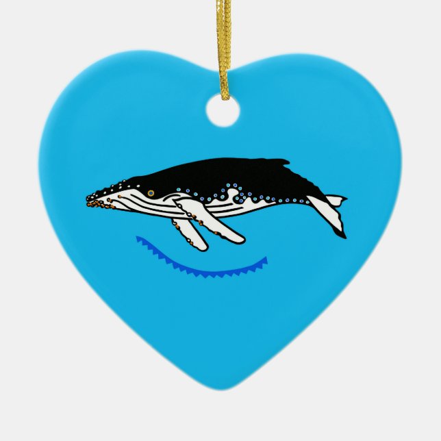 Humpback WHALE - Ornament (Framsidan)
