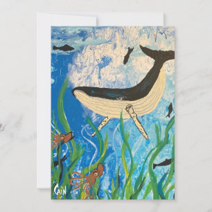 HUMPBACK WHALE TACK KORT