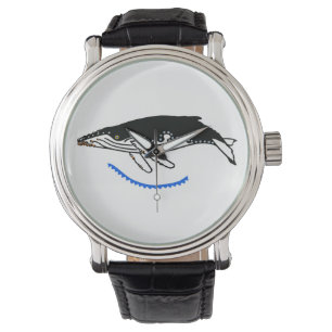 Humpback WHALE - Wildlife-krigare - Natur - Armbandsur