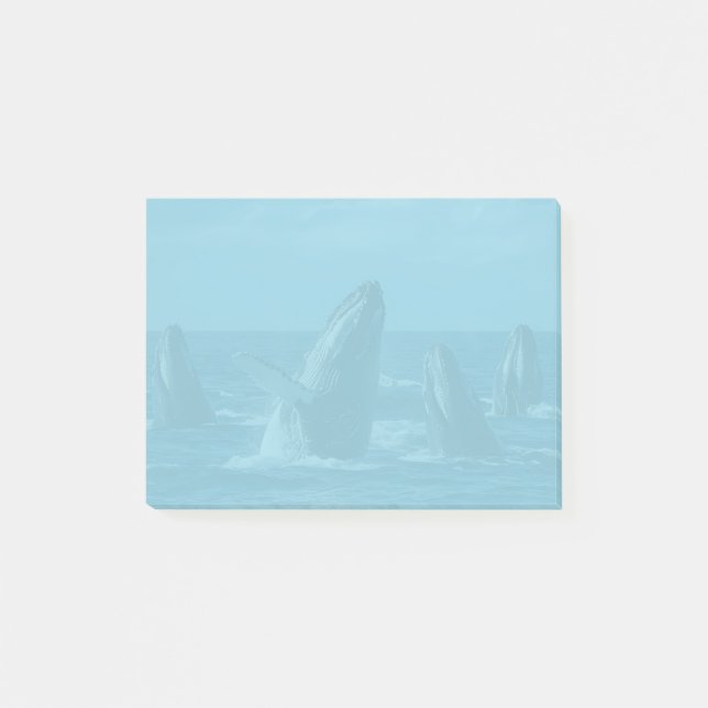 Humpback Whales Post-it Block (Framsida)