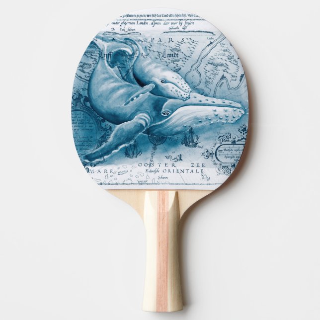 Humphbacks Blue Vintage Karta Pingisracket (Framsidan)
