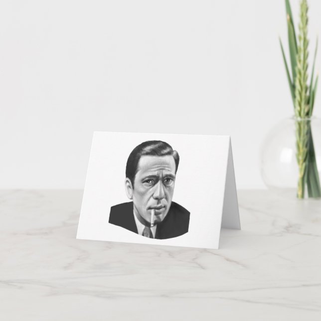 Humphrey Bogart Helgkort (Framsida)