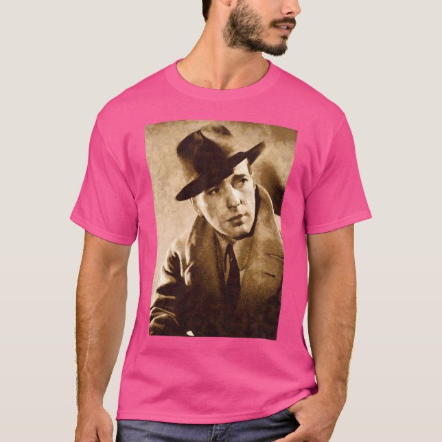 Humphrey Bogart T Shirt (Framsida)