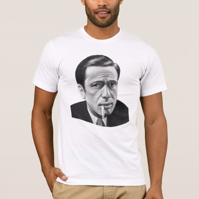 Humphrey Bogart T Shirt (Framsida)
