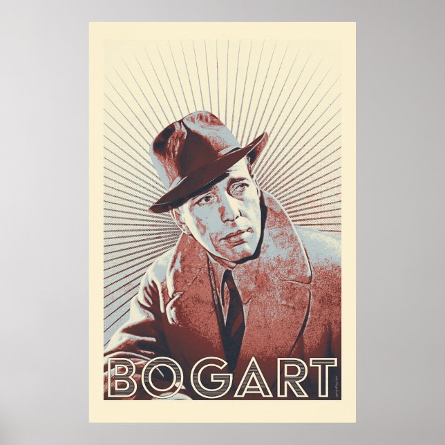 Humphrey Bogart Vector Artwork Poster (Framsidan)