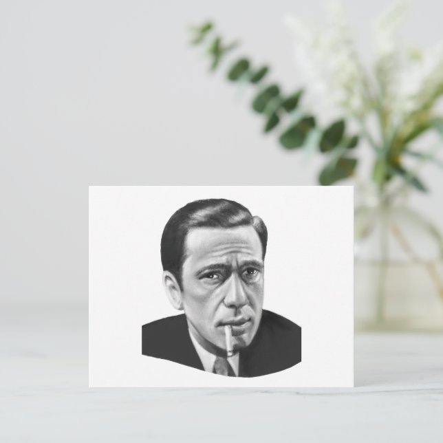 Humphrey Bogart Vykort (Stående Fram)