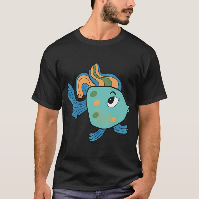 Humphrey den tropiska fisken t shirt (Framsida)