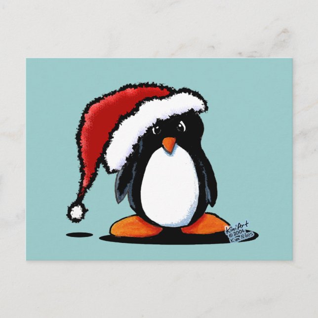 Humphrey Penguin Vykort (Framsida)