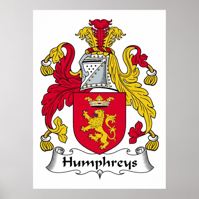 Humphreys Family Crest Poster (Framsidan)