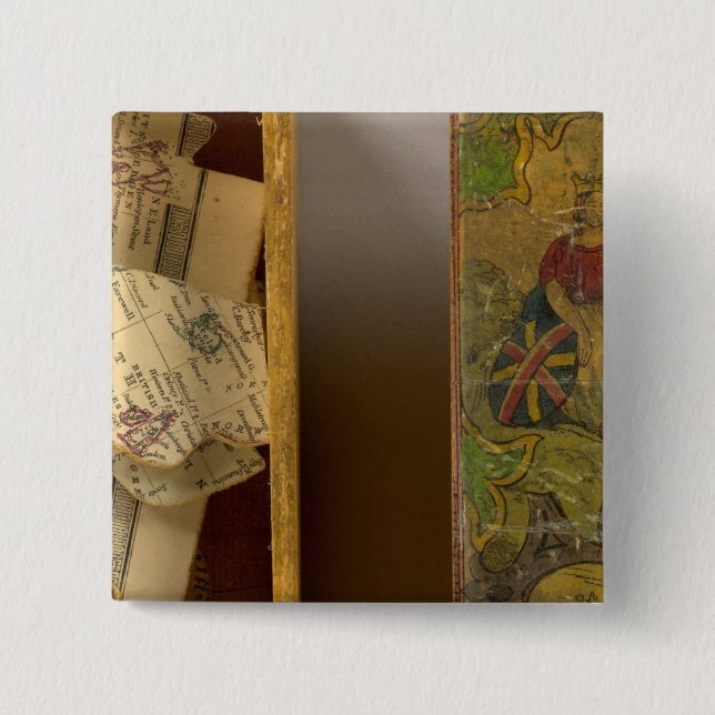 Humphries dissekerade världskarta knapp (Framsida)