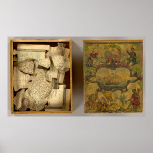 Humphries dissekerade världskarta poster