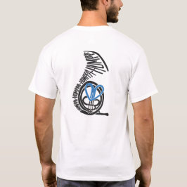Humppa Love Blå Bak-T-shirt T-shirt
