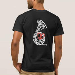 Humppa Love Röd Baksida Mörk AA T-shirt