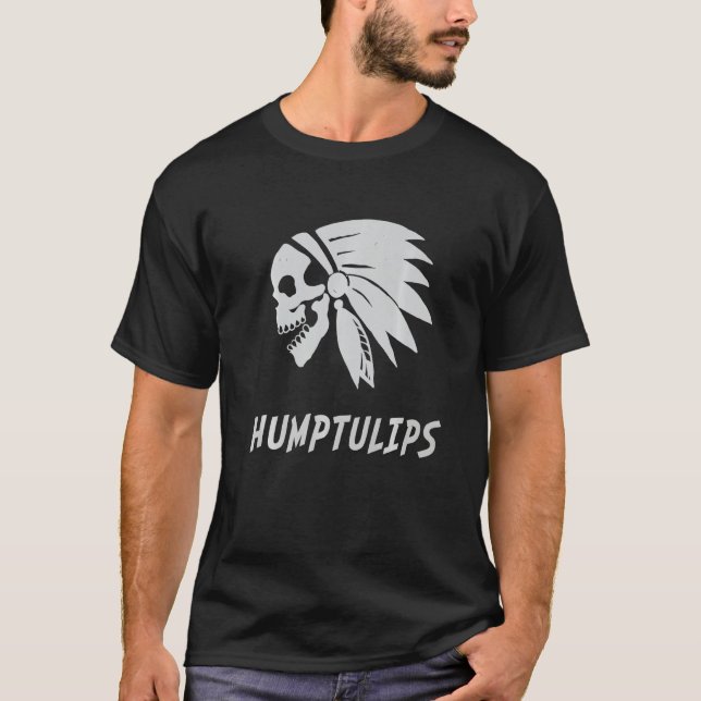 Humptulips Native American IndianBorn Freedom Evil T Shirt (Framsida)