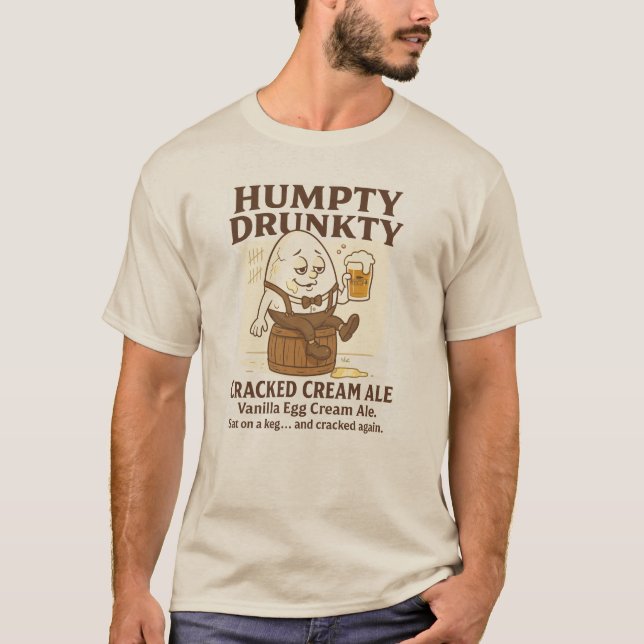 Humpty Drunkty Tee – A Hungry Hollow Original (Framsida)