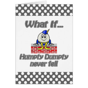 humpty dumpty aldrig grymt hälsningskort