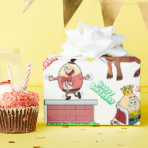 Humpty Dumpty Barns födelsedag Party Presentpapper